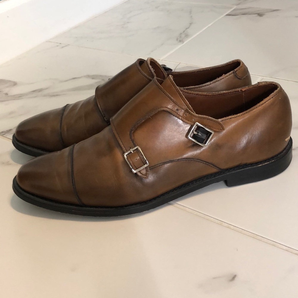 Allen Edmonds Brown Double Monk, size 10.5 D